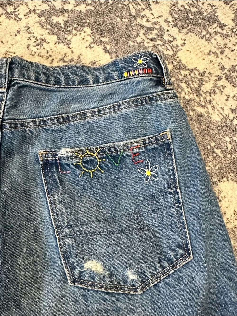 EUC American Eagle Highest Rise Baggy Limited Edition Shorts—sz 8